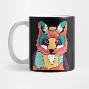 The colourful Fox Mug